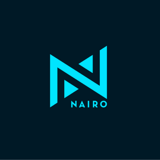 muestras de manejo del logo para marca personal Nairo