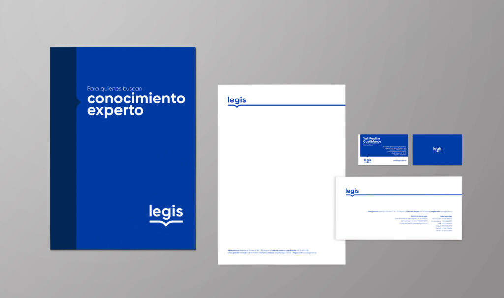 Diseño gráfico para Legis