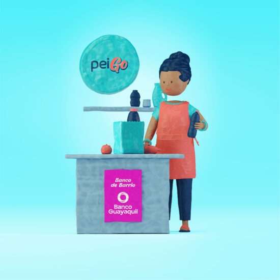 ilustracion 3d branding para peigo